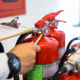 Engineer Now Inspection Services Red Fire Extinguishers
